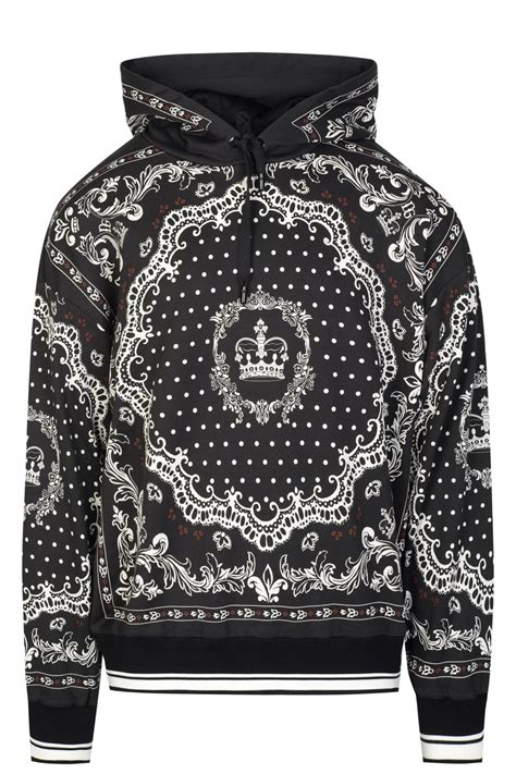 dolce gabbana hoodie men's|dolce and gabbana crown hoodie.